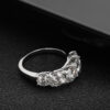 1c877705d9cb35cc KNOBSPIN 5 Stones 3.6CT D Color Moissanite Rings for Women Sparkling Diamonds with Certificates Sterling Sliver Wedding Ring