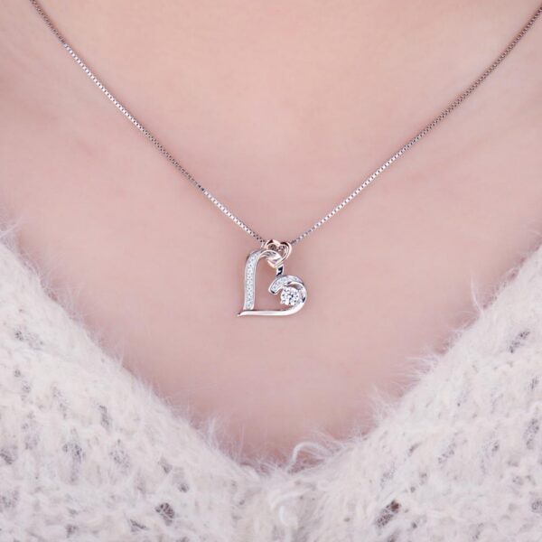 1c8edc6a5b5fda29 Palace Heart Love Rose Gold Sterling Sier Simulated Diamond Pendant Necklace for Women Fashion Jewelry No Chain