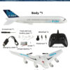 A380 Airplane Airbus RC Airplane Foam Toys 2.4G Glide Fixed Wing RTF Plane Outdoor Toys Drone Modle Easy Fly Children Gift