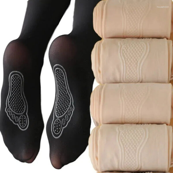 1cbc2af95a8d66f4 Women Socks Spring Thin Silk Stockings Soft Rubber Sole For JK Antislip Tear-resistant Unbreakable Tights Plus Size Pantyhose