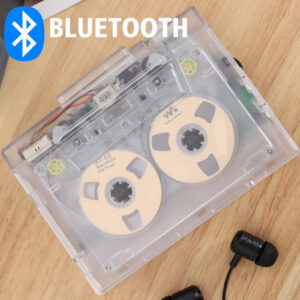 1cc43d1834e06397 HIFI Sound Retro Nostalgia Bluetooth5.0 tape player Transparent PlayerDual Track Can Automatically Flip Tape