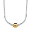 High Quality 45cm Length Sier Color Charm Necklace Snake Chain Fit Brand Original Pendant Necklaces For Women Jewelry Making