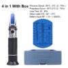 ATC Refractometro Antifreeze Freezing Point Coolant Tester Adblue Concentration Ethylene Glycol Car Battery Refractometer