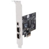 PCIe x1 DV Camera Audio HD Video Capture IEEE Firewire 1394 3x 6Pin+1x Adapter Card with 6Pin to 4Pin Cable 800Mbps