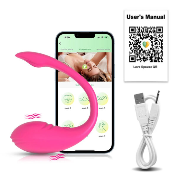 1cdf1d32ce2155aa Sex Toys Bluetooths Dildo Vibrator for Women Wireless APP Remote Control Vibrator Wear Vibrating Panties Toy for Couple Sex Shop