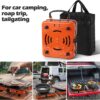 Odoland Portable 2 Burner Camping Stove, 4400W Camp Stoves Lightweight Camping Cooker with Automatic Ignition & Heat Control for Outdoor Backpacking & Picnic Cooking