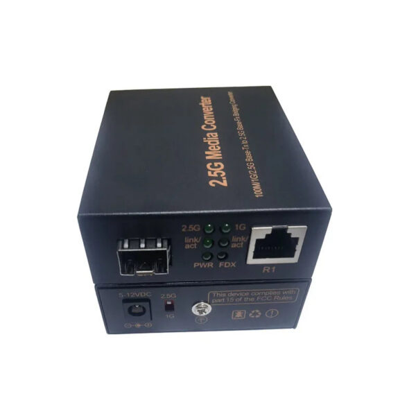 2.5G Fiber Optic Media Converter Gigabit SFP Transceiver 1000Mbps Compatible With Common E/GPON