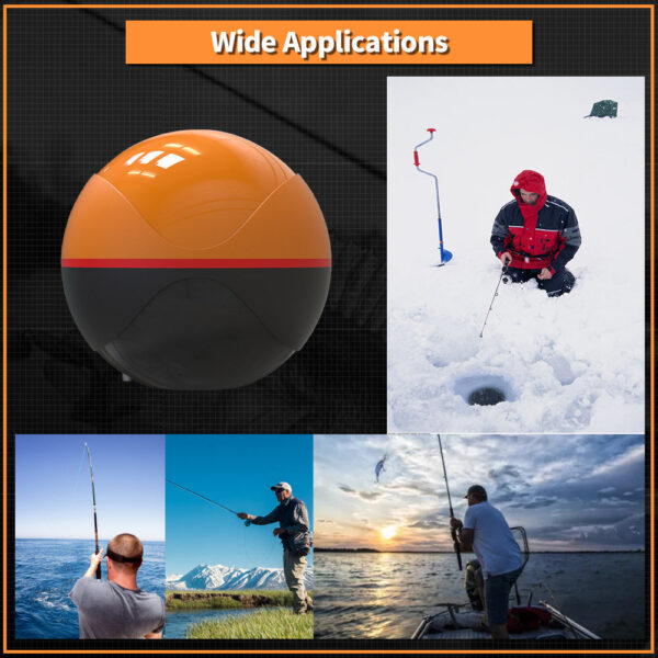 Erchang F68 WIFI Fish 100M Wireless Echo Sounder Detect Finder fishing for Lake Sea Fishing IOS& Android