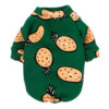 Pet Costume Cute Cotton Cartoon Printed Dog Cat Coat Pullover Soft Dogs Cats Sweatshirt Pets Clothing Outfits
