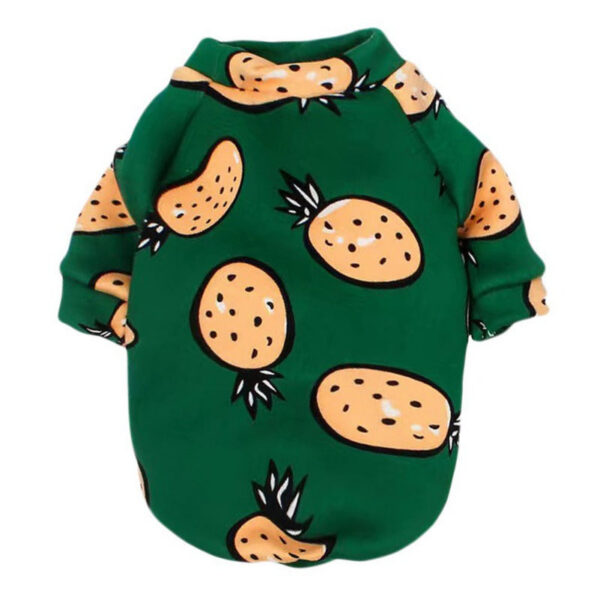 Pet Costume Cute Cotton Cartoon Printed Dog Cat Coat Pullover Soft Dogs Cats Sweatshirt Pets Clothing Outfits
