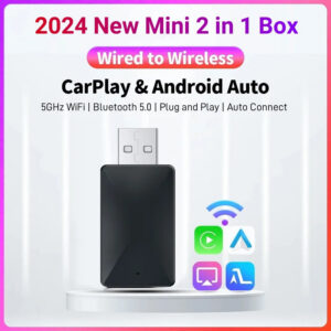 1d2e08941f5b4c4d Carplay Adapter Android Auto Wireless Smart Dongle 2in1 For Voo Benz Audi Kia Hyundai VW Mazda Cadillac MG Peugeot