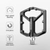 1d322f359e95923b ROCKBROS Bike Pedals Aluminum Alloy Anti-slip Bicycle Pedals Ultralight Sealed Bearing One-piece MTB Road Mountain Cycling Pedal