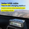 1d398b1b221d3f4e TPMS Tire Pressure Monitoring Car Safety Alarm System Wireless Solar/USB Powered 4 Sensors with Color Digital Display