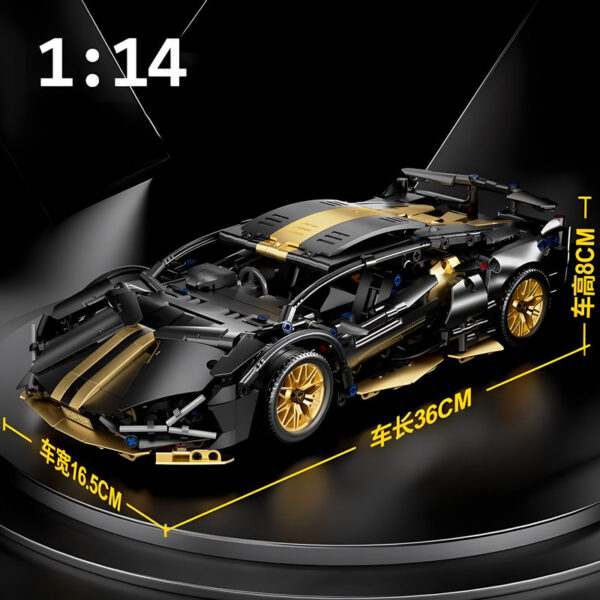 1d3de2a8b84d0f6f Technical Racing Sport Car Model Building Blocks technic adults 1:14 DIY Supercar Brick Puzzle Toys Kid Adult Gift(1280+granule)