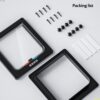 1d50d14d0bdb912e ATUBAN Large Interior Pet Cat Exterior Door 4 Modes Locking Suitable for Window and Wall,Strong Durable