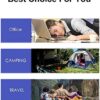 2 Pack Ultralight Inflatable Camping Pillow Squared Flocked Fabric Air Pillow for Hiking,Traveling,Napping,Desk Rest,Beach Neck Lumbar Support