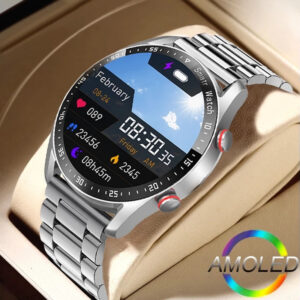 1d57a4fdc3bfa85f ECG+PPG Bluetooth Call Smart Watch Men Laser Health Blood Pressure Fies Watches Man Sports Waterproof Smartwatch+Box