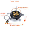 Camping Stove High Pressured Hiking 16000W BRS-201 Windshield Butane Gas Burner With Pizeo Ignition for Traveg
