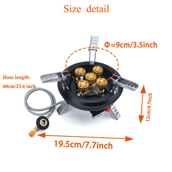 Camping Stove High Pressured Hiking 16000W BRS-201 Windshield Butane Gas Burner With Pizeo Ignition for Traveg