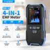 FNIRSI ERD-10 4-IN-1 Electromagnetic Radiation Detector, Electric & Magnetic Field Strength, RF Power, Temperature Monitor