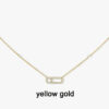 1d84e3af4ad795dc Cmon Kstar Classic Sterling Sier Plated Gold High Quality Moving Diamond Women's Necklace Pendant Exquisite Gift