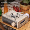 Outdoor Mini Portable Gas Stove Stainless Steel Cassette Furnace Gases Burner Camping Accessories