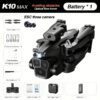 New K10 Max RC Drone 8K Professional Triple Camera Optical Flow Obstacle Avoidance Gesture Photography Foldable Quadcopter Toys