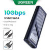 1d98a15b45354377 UGREEN M2 SSD Case M.2 NVMe SATA SSD Enclosure Adapter 20Gbps USB 3.2 Gen2 USB C External Enclosure Supports M and B&M Keys
