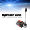 1dcea0606b48b7ef Hydraulic Flow Control Valve Kit 1 Spool Double Acting with Adjustable Relief Bar Control Handle Tractor Accessory