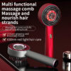 1dd224578765c7b6 Electric Vibration Massage Comb Red Light Therapy Hair Growth Massage Scalp Brush Anti Hair Loss Liquid Oil Applicator Hair Care
