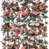 1de89fdcab365b92 PARTY JOY 5pcs 41Ft Flower Garland Fake Rose Vine Artificial Flowers Hanging Rose Ivy Hanging Baskets Wedding Arch Garden Background Decor