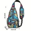 1pc Waterproof Single Shoulder Bag For Men And Women, Multi-purpose Large Capacity Cross Body Bag, Suitable For Outdoor Travel And Work