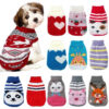 1ded57b89a1163da Warm Small Dog Coats Jacket Winter Clothes for Dogs Cats Clothing Chihuahua Cartoon Pet Sweater Costume Apparels