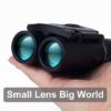 1e04735a36cb9c46 40x22 HD Powerful Binoculars 2000M Long Range Folding Mini Telescope BAK4 FMC Optics For Hunting Sports Outdoor Camping Travel