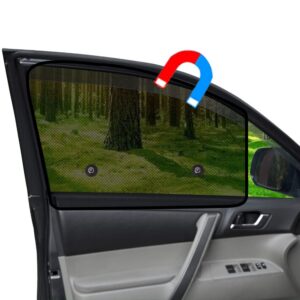 1e05639cb6f6b38b Ovege Shades Magnetic 2pcs Universal Car Screen Mesh Side Sun Shade Automotive W