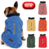 High Quality clothes Quilted Coat Pet Warm Jacket New Big Dog Retro Cozy Thick Vest Clothing 6 Colors
