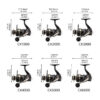 1e1b05218effdae7 All Metal Salt Water Surf 1000-6000 Spinning Fishing Reel Black/gold 14 Bearing Balls 15KG Max Drag