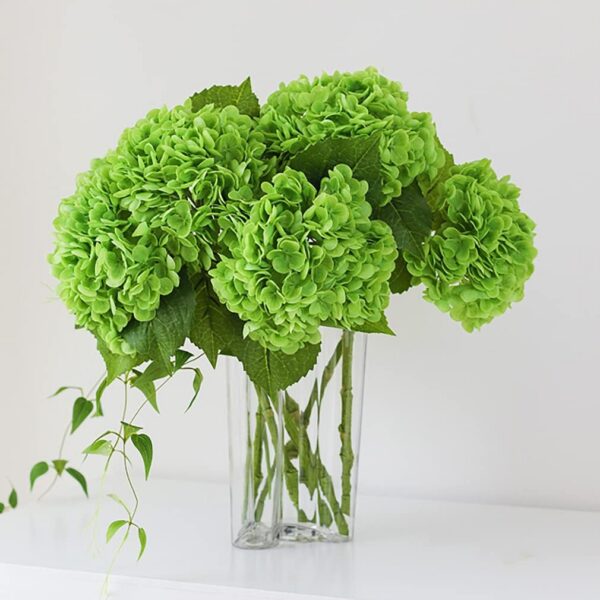 1e26f7364e4898f7 3PCS 22 inch Lifelike Artificial Hydrangea Large Real Touch Flowers Artificial Flowers Dry Flowers Outdoor Wedding Christmas Office Family Party Living Room Table Decoration (White)