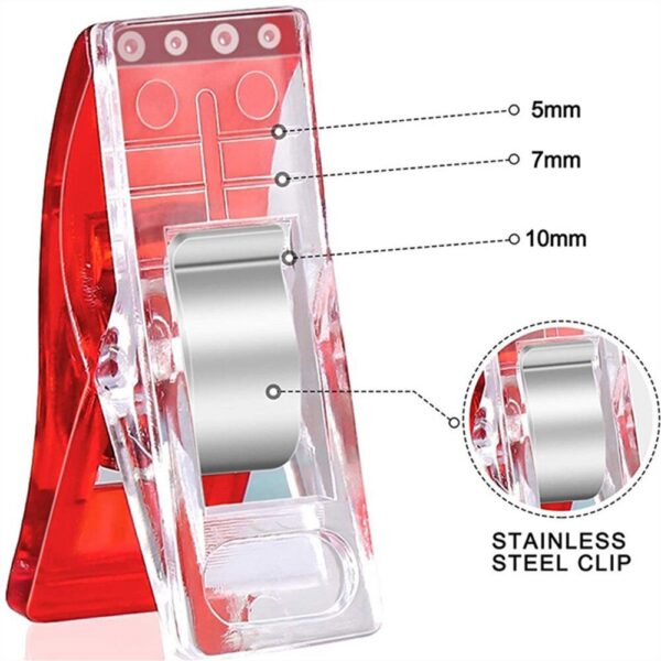 1e2e676ba4d8ddc2 50 Plastic Clips, Multiple Colors For And Clothes Supplies Fixing Clip for Patchwork Sewing