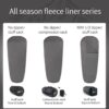 1e3900c07dcd31e9 Litume Fleece All Season Sleeping Bag Liner Adds Up to 15°C, Compressible and Lightweight Mummy Sleeping Sack for Backpacking Camping travel hiking compact stuff Drawstring hood