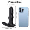 1e39f7fcf0a3aaa1 APP Control Thrusting Butt Plug Prostate Massager Telescc Perineum Anal Vibrator Gay Adult Goods Sex Toy for Men