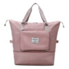 1PC Foldable Large Capacity Short Distance Travel Dry and Wet Separation Fiess Handbag Lage Bag