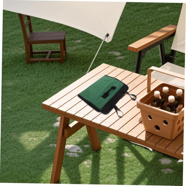 HEMOTON Tasche Für Outdoor-kochmesser Kochtasche Kochmesser Tragetasche Tasche Für Sushi-Messer Messer Vitrine Aufbewahrungstasche Für Küchenmesser Köche Fall Dark Green Stoff