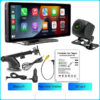 1e5dc88aa5a15de2 BQCC 10.26 Inch Portable Wireless Carplay Screen HD Rear Reversing Camera Car Radio DVR MP5 Multimedia Video Player Android Auto