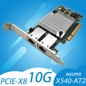 1e788d060753cbb7 10G Double Port Ethernet Card X540-T2 PCIE-X8 X16 Nework Extend Adapter Support For Synology NAS And Others