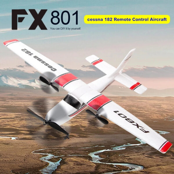 1e7a36f38275d12c FX801 RC Plane EPP Foam 2.4G 2CH RTF Remote Control Aircraft Fixed Wingspan Airplane Toys Gifts for Children Kids