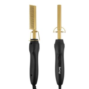 1e9078f6800de38f Electric Iron Massage Long Curly Hair Haircutting For Women Home Use Durable Curling Comb Fluffy Combs