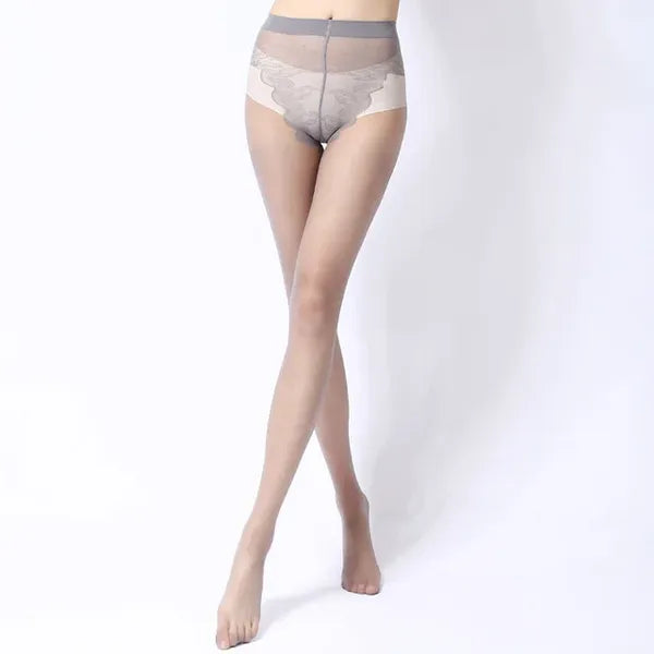 Women Socks INDJXND Fashion Latest Design Spring Sexy Tattoo Black Tights Transparent Thin Style Stockings Ladies Girl Pantyhose W050