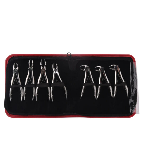 Adult Tooth Extracting Forceps 10pcs/set , Children Teeth Extraction Forcep 7pcs/set, Surgical Dental tools Dentistry Tool