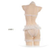 Japanese Women Sex Lingerie Set Bdsm Clothing Lace Ruffle Sex Underwear Kawaii Costume Garter Maid Transparent Exotic Sleepwear